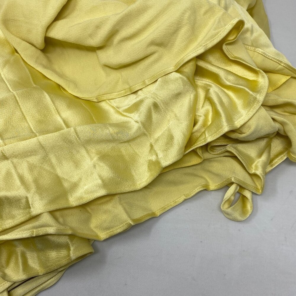 Alexis Yellow Pleated Maxi Halter Dress - Picture 12 of 16